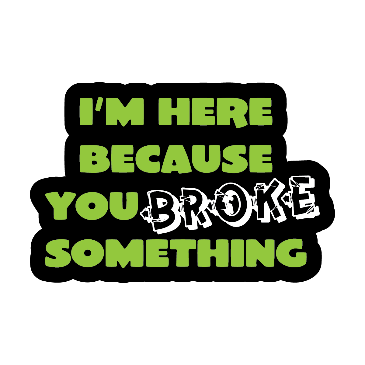 Sarcastic Sticker Pack (10pcs) | Funny Random Stickers | Waterproof Vinyl